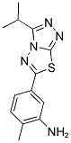 5-(3-ISOPROPYL[1,2,4]TRIAZOLO[3,4-B][1,3,4]THIADIAZOL-6-YL)-2-METHYLANILINE Struktur