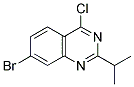 7-BROMO-4-CHLORO-2-ISOPROPYL-QUINAZOLINE Struktur