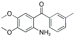 (2-AMINO-4,5-DIMETHOXY-PHENYL)-M-TOLYL-METHANONE Struktur