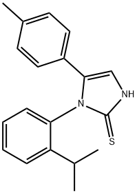 1-(2-ISOPROPYLPHENYL)-5-(4-METHYLPHENYL)-1H-IMIDAZOLE-2-THIOL Struktur