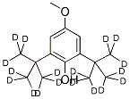 2,6-DI-(TERT-BUTYL-D9)-4-METHOXYPHENOL Struktur