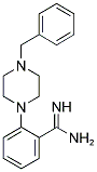 2-(4-BENZYL-PIPERAZIN-1-YL)-BENZAMIDINE Struktur