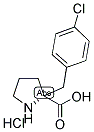 (R)-ALPHA-(4-CHLOROBENZYL)-PROLINE-HCL Struktur