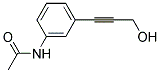 N-[3-(3-HYDROXY-1-PROPYNYL)PHENYL]ACETAMIDE Struktur