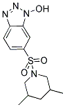 6-[(3,5-DIMETHYLPIPERIDIN-1-YL)SULFONYL]-1H-1,2,3-BENZOTRIAZOL-1-OL Struktur