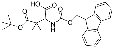 3-FMOC-AMINO-2,2-DIMETHYL-SUCCINIC ACID 1-TERT-BUTYL ESTER Struktur