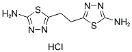 5-[2-(5-AMINO-1,3,4-THIADIAZOL-2-YL)ETHYL]-1,3,4-THIADIAZOL-2-YLAMINE HYDROCHLORIDE Struktur