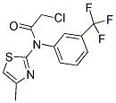 2-CHLORO-N-(4-METHYL-1,3-THIAZOL-2-YL)-N-[3-(TRIFLUOROMETHYL)PHENYL]ACETAMIDE Struktur