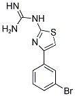 N-[4-(3-BROMO-PHENYL)-THIAZOL-2-YL]-GUANIDINE Struktur