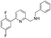 N-BENZYL-1-[6-(2,5-DIFLUOROPHENYL)PYRIDIN-2-YL]METHANAMINE Struktur