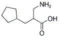 2-AMINOMETHYL-3-CYCLOPENTYL-PROPIONIC ACID Struktur