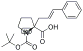 BOC-(S)-ALPHA-(3-PHENYL-ALLYL)-PROLINE Struktur