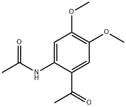 N-(2-ACETYL-4,5-DIMETHOXY-PHENYL)-ACETAMIDE Struktur