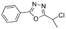 2-(1-CHLOROETHYL)-5-PHENYL-1,3,4-OXADIAZOLE Struktur