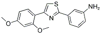 3-[4-(2,4-DIMETHOXY-PHENYL)-THIAZOL-2-YL]-PHENYLAMINE Struktur