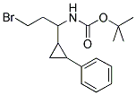 TERT-BUTYL 3-BROMO-1-(2-PHENYLCYCLOPROPYL)PROPYLCARBAMATE Struktur