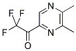 1-(5,6-DIMETHYL-PYRAZIN-2-YL)-2,2,2-TRIFLUORO-ETHANONE Struktur