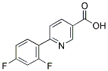 6-(2,4-DIFLUOROPHENYL)NICOTINIC ACID Struktur