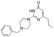 2-(4-BENZYLPIPERAZIN-1-YL)-6-PROPYLPYRIMIDIN-4(3H)-ONE Struktur