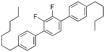 2',3'-DIFLUORO-4-HEPTYL-4''-PENTYL-[1,1':4',1'']TERPHENYL Struktur