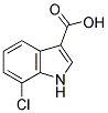 7-CHLORO-1H-INDOLE-3-CARBOXYLIC ACID Struktur