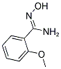 N'-HYDROXY-2-METHOXYBENZENECARBOXIMIDAMIDE Struktur