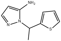 1-(1-THIEN-2-YLETHYL)-1H-PYRAZOL-5-AMINE Struktur