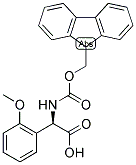 FMOC-(R)-2-METHOXY-PHENYLGLYCINE Struktur