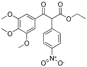 2-(4-NITRO-PHENYL)-3-OXO-3-(3,4,5-TRIMETHOXY-PHENYL)-PROPIONIC ACID ETHYL ESTER Struktur