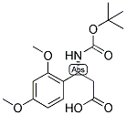 (R)-3-TERT-BUTOXYCARBONYLAMINO-3-(2,4-DIMETHOXY-PHENYL)-PROPIONIC ACID Struktur