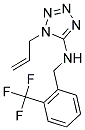 1-ALLYL-N-(2-(TRIFLUOROMETHYL)BENZYL)-1H-TETRAZOL-5-AMINE Struktur