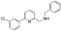 N-BENZYL(6-(3-CHLOROPHENYL)PYRIDIN-2-YL)METHANAMINE Struktur