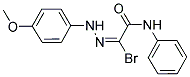 (1E)-2-ANILINO-N-(4-METHOXYPHENYL)-2-OXOETHANEHYDRAZONOYL BROMIDE Struktur