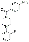 (4-AMINOPHENYL)[4-(2-FLUOROPHENYL)PIPERAZINO]METHANONE Struktur