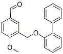 3-[([1,1'-BIPHENYL]-2-YLOXY)METHYL]-4-METHOXYBENZALDEHYDE Struktur