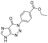 ETHYL 4-(4-OXO-4,7-DIHYDRO-3H-IMIDAZO[4,5-D][1,2,3]TRIAZIN-3-YL)BENZOATE Struktur