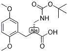 (R)-2-(TERT-BUTOXYCARBONYLAMINO-METHYL)-3-(2,5-DIMETHOXY-PHENYL)-PROPIONIC ACID Struktur