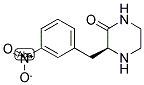 (S)-3-(3-NITRO-BENZYL)-PIPERAZIN-2-ONE Struktur