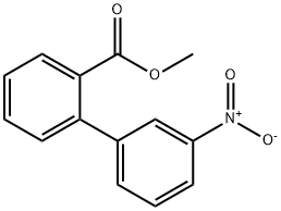 METHYL 3'-NITRO[1,1'-BIPHENYL]-2-CARBOXYLATE Struktur