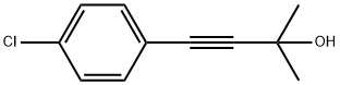 4-(4-CHLOROPHENYL)-2-METHYL-3-BUTYN-2-OL Struktur