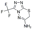 3-(TRIFLUOROMETHYL)-7H-[1,2,4]TRIAZOLO[3,4-B][1,3,4]THIADIAZIN-6-AMINE Struktur