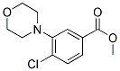 4-CHLORO-3-MORPHOLIN-4-YL-BENZOIC ACID METHYL ESTER Struktur