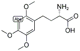 (S)-2-AMINO-4-(2,4,5-TRIMETHOXY-PHENYL)-BUTYRIC ACID Struktur