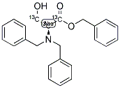 2-N,N-DIBENZYL SERINE BENZYL ESTER-13C3 Struktur