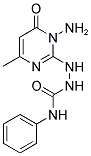 2-(1-AMINO-4-METHYL-6-OXO-1,6-DIHYDROPYRIMIDIN-2-YL)-N-PHENYLHYDRAZINECARBOXAMIDE Struktur