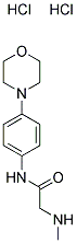 2-(METHYLAMINO)-N-(4-MORPHOLIN-4-YLPHENYL)ACETAMIDE DIHYDROCHLORIDE Struktur