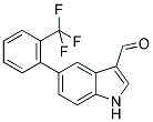 5-[2-(TRIFLUOROMETHYL)PHENYL]-1H-INDOLE-3- CARBALDEHYDE Struktur