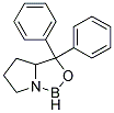 3,3-DIPHENYLTETRAHYDROPYRROLO[1,2-C][1,3,2]OXAZABOROLIDINE Struktur