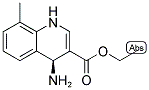 (S)-4-AMINO-8-METHYL-1,4-DIHYDRO-QUINOLINE-3-CARBOXYLIC ACID ETHYL ESTER Struktur