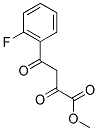 METHYL 4-(2-FLUOROPHENYL)-2,4-DIOXOBUTANOATE Struktur